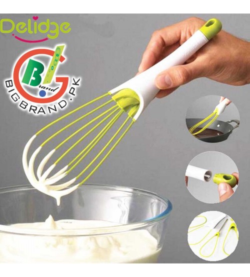 2 Pcs Twist 2in1 Silicone Whisk